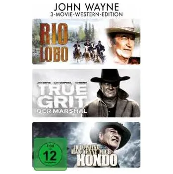 Zahraniční hudba 3DVD Various: John Wayne: 3-movie-western-edition 2015