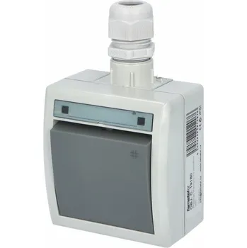 vypínač Famatel Vypínač č. 7 křížový venkovní Atlas IP65, šedý