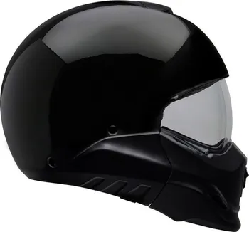 Helma na motorku BELL Broozer Solid lesklá černá