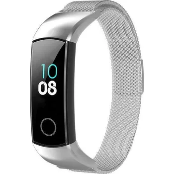 Příslušenství k chytrým hodinkám eses Milánský tah pro Honor Band 4 a Honor Band 5 - Stříbrný