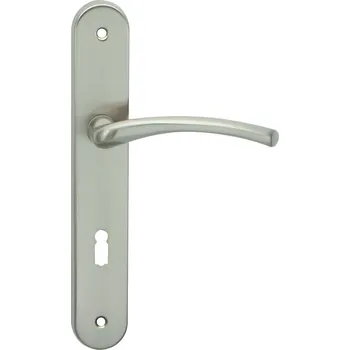 Dveřní kování COBRA DENISA Provedení: PZ (vložkový zámek), Povrch: ONS - nikl matný, Rozteč: 72 mm