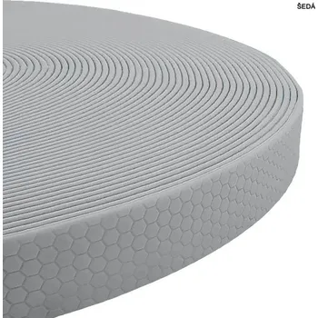 Vodítko pro psa RAK-Brno Stopovačka Hexa - šedá Délka: 0,2 m, Ucho: Ne, Šířka: 16 mm