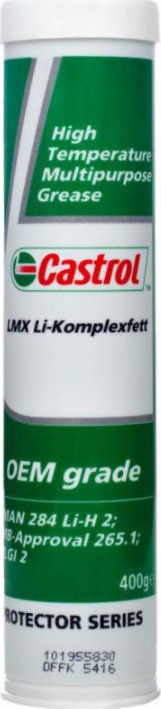 Castrol LMX Li-Komplexfett 400 g od 354 Kč 