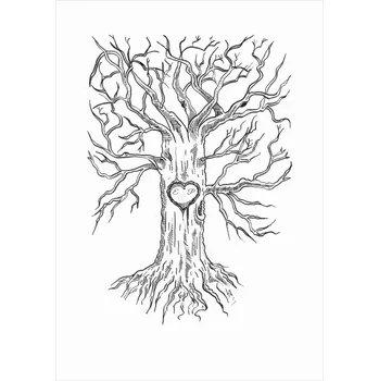 Svatební dekorace Svatební strom hostů - A3 - strom