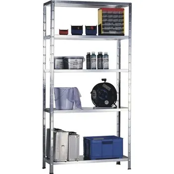 Dílenský regál Kovový regál Schulte 4528-V 2000x1200x500 mm, 5 polic, nosnost 425 kg, pozinkovaný