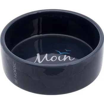 Miska pro psa BE NORDIC keramická miska Moin, 0.3 l/ø 12 cm, tmavomodrá