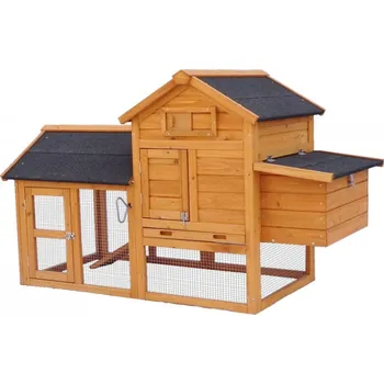 Kurník pro cca 4 slepice, vhodné i pro morčata a jiná zvířata. Madrid mini s výběhem, 150x70x92cm.