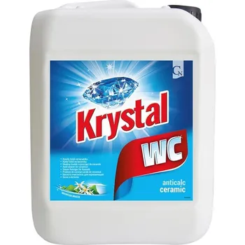 WC čistič KRYSTAL 5l modrý kyselý čistící prostředek na WC