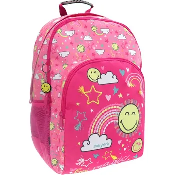 Školní batoh MUST Školní batoh Smiley duha