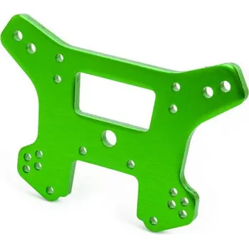 RC vybavení 1:8 Traxxas Sledge: Věž předních tlumičů hliníková, zeleně eloxovaná