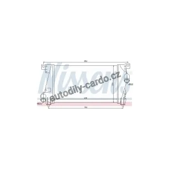 Chladič motoru Chladič turba NISSENS 96848