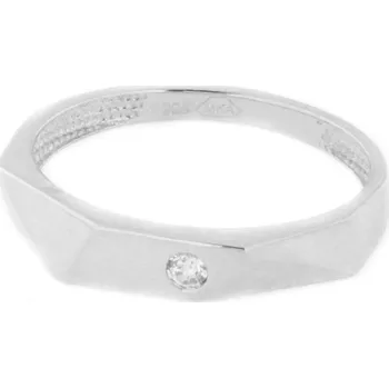 Prsten Zlatý prsten z bílého zlata se zirkony AZCL2310W (585/1000)