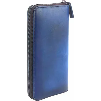 Glara Rustikální kožená psaníčková peněženka 623477