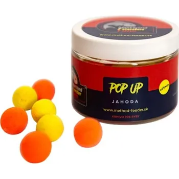Boilies Boilies Method Feeder Fans Pop-Up Fluo 15mm Jahoda