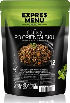 jídlo na cestu EXPRES MENU Čočka po orientálsku 2 porce