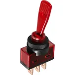 Onpira Páčkový přepínač s osvětlením Barva: Červená