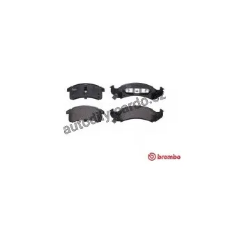 Brzdová destička Sada brzdových destiček BREMBO P07002 - BUICK, CADILLAC, CHEVROLET, PONTIAC
