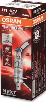 Autožárovka OSRAM Night Breaker Laser H1 12V 55W P14.5s