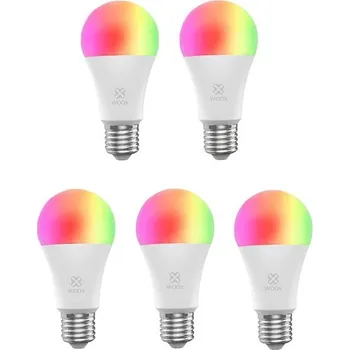 Žárovka Smart LED žárovka E27 10W RGB CCT WOOX R9074/5pack WiFi Tuya sada 5ks