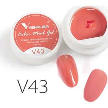 Lak na nehty Venalisa UV Mud Gel - Coral