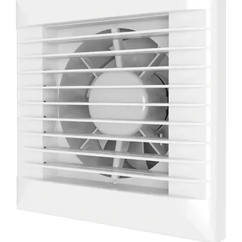 Domácí ventilátor Ventilátor do koupelny Dalap 125 LEA Z s automatickou žaluzií a časovým doběhem, Ø 125 mm