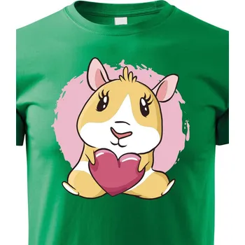 Chlapecké tričko Dětské triko Morčatko, Barva Zelená, Velikost 110 cm/4 roky, Canvas Dětské tričko Bezvatriko.cz 1080