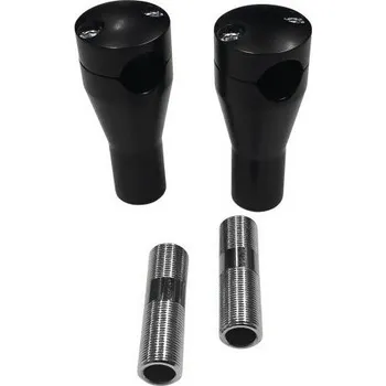 Řídítka Motorrad BURCHARD Nástavce řídítek Motorrad Burchard Glide Style 25,4mm, 100mm - černá matná - otvor na kabely Černá - matná