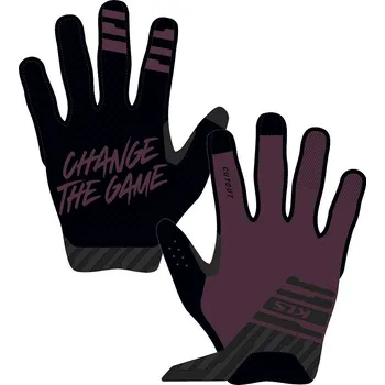 Cyklistické rukavice KELLYS Rukavice KLS CUTOUT LONG 022 wine M