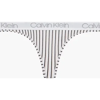 Kalhotky Dámské tanga Calvin Klein QD3751 L Bílá