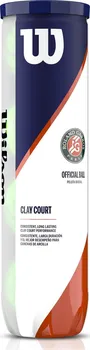 Tenisový míč Wilson Roland Garros Clay Court žluté 4 ks