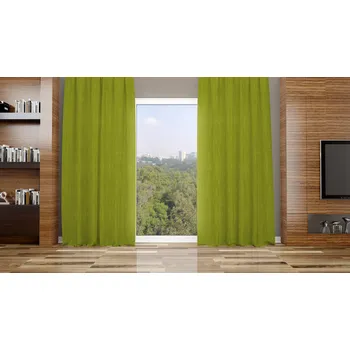 Orbytex Zatemňovací závěs hotový - žíhaný hráškový 16 Rozměry: Š/V 145x150 (1ks), Vršek závěsu: KROUŽKY