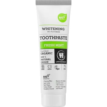 zubní pasta Urtekram Whitening Freshmint Toothpaste BIO zubní pasta 75 ml