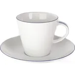 Šálek s podšálkem, Thun, TOM, Modrá linka, 260 ml, 12 ks