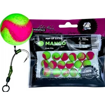 Boilies Plovoucí Boilie LK Baits Pop-Up Extra 14mm Mango