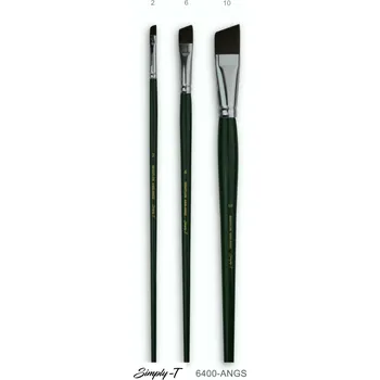 Umělecký štětec Štětec Simply-T MIGHTLON, zkosený, dlouhá rukojeť Velikost štětce: 6