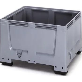 paleta Paletový box 1200x1000x790 (BBG 1210), 670 l - 4 nožky