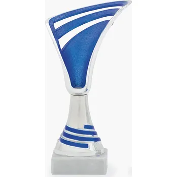 Cinkili Pohár C23058 stříbrný/modrý Označení: C, Výška: 16 cm, Průměr: 65 mm