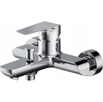 Vodovodní baterie Cersanit City, nástěnná vanová baterie, chromová, S951-344