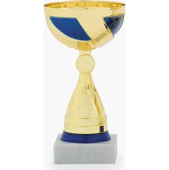 Cinkili Pohár C23081 zlatý/modrý Označení: E, Výška: 14 cm, Průměr: 80 mm