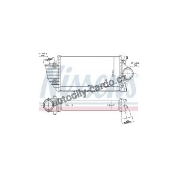 Chladič motoru Chladič turba NISSENS 96174