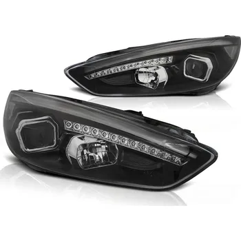 Přední světlomet Přední světla s LED denními světly Tuning Tec Ford Focus MK3 15- černá