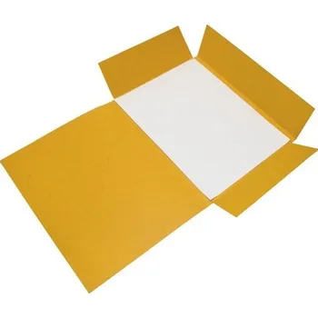 Mapa odkládací 3klopá prešpanová žlutá 1ks desky prešpanové