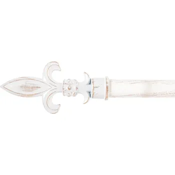 Garnýž Kovová konzole "FLOWER WHITE" 120-210cm