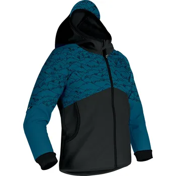 Chlapecká bunda Unuo Street dětská softshellová bunda s fleecem kobaltová 134/140