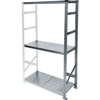 Dílenský regál Wexta Kovový policový regál, 1972x1650x320 mm, 3 police, přídavný