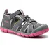 Dívčí sandály Keen Seacamp II CNX JR Steel Grey/Rapture Rose