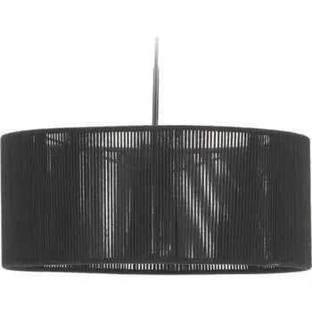 Černé proplétané stínidlo Kave Home Cantia 47 cm