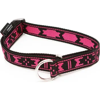 Obojek pro psa ManMat obojek Standard nylonový polostahovací Vzor: R - růžová