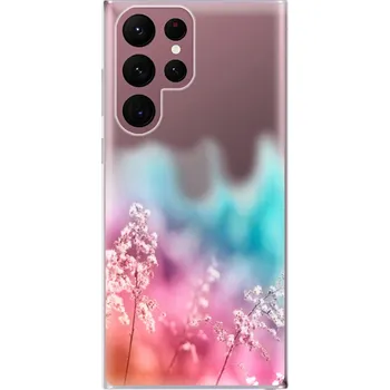 Pouzdro na mobilní telefon Odolné silikonové pouzdro iSaprio - Rainbow Grass - Samsung Galaxy S22 Ultra 5G
