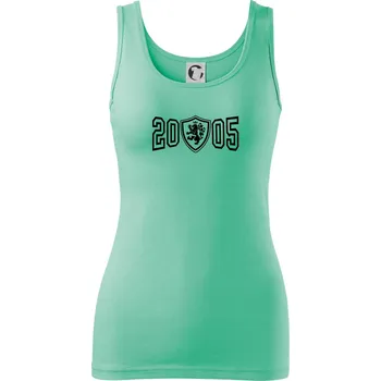 Dámské tričko Narozeninový motiv - znak - 2005 - Dámské tílko - M ( Mátová )